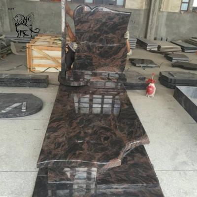 China Natural Granite g664 Tombstone Monuments Grave Stone Headstones Cemetery Quicksand Design Modern en venta