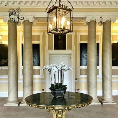 China Marble Greek Roman Pillars Classical Natural Stone Column Large Size Home Decor Villa Hotel en venta