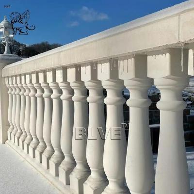 China Casa de mármol de la barandilla que cerca la decoración pública del jardín con barandilla al aire libre de los balaustres del balaustre del balcón de la verja de la escalera de la piedra en venta