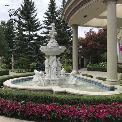 Китай Marble Fountains Natural Stone Outdoor Water fountain Lagre Handcarved Garden Decoration продается