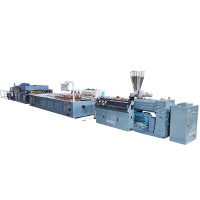 China High quality 200mm PVC plastic composite decking/wall board making machine/production line for sale