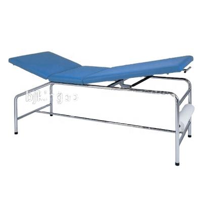 China Hospital Bed Powder Coated 2 Section Hospital Treatment Steel Message Table for sale