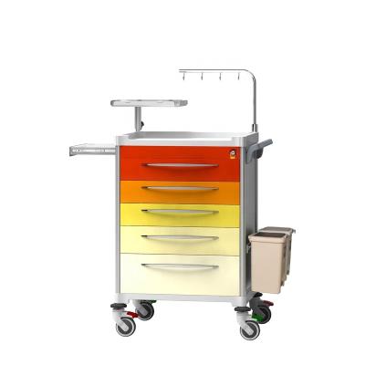 China Best Medicine Storage and Transport Solution Supplier Professional ABS Material Medical Trolley for Hospital / Beauty for sale