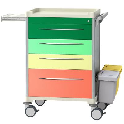 China Best Medicine Storage and Transport Solution Medicine Trolley Drug Trolley Hospital Trolley Price for sale