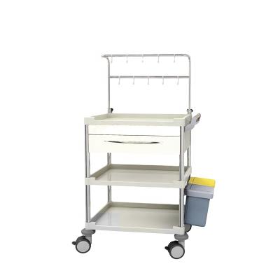 China Best Medicine Storage And Transport Solution China Hospital Trolley Infusion Cheap Medical Patient Trolley for sale