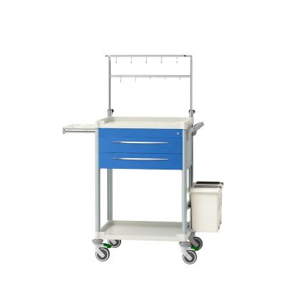 China Best Mobile Hospital Cart Medicine Storage and Transport Solution Clinic Infusion Cart for Patients for sale