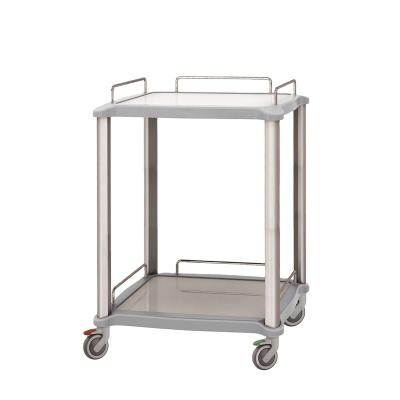 China Best low price plastic hospital trolley instrument medicine storage and transport solution hospital service cart for sale