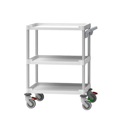 China Best Medicine Storage And Transport Solution Lightweight Hospital Trolley Medical Trolley For Instrument for sale