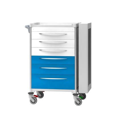 China Best Customized Medicine Storage and Transport Solution Good Quality Hospital Emergency Size Airway Tough Trolley for sale