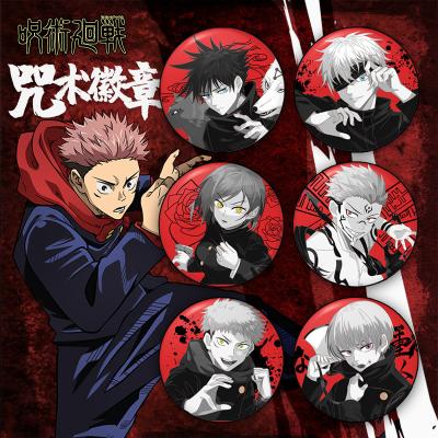 China Japan Anime Jujutsu Kaisen Pin Badge Yuji Itadori Fushiguro Megumi Kugisaki Nobara Satoru Toge Inumaki Pin Comicon Gift for sale