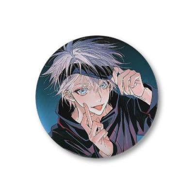 China Holiday decoration & Yuji Itadori Brooch Pins Satoru Gojo Collectible Toys Breastpin Jujutsu Kaisen Cosplay Backpack Badges Gift For Bags Clothes for sale