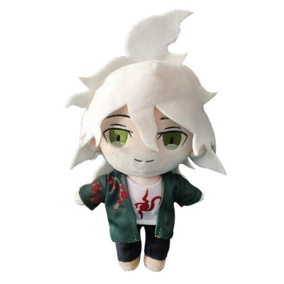 China Fashion Anime Plush Doll Keychain Danganronpa V3 Komaeda Nagito Hajime Himata Material Plush Keychain Toy for sale