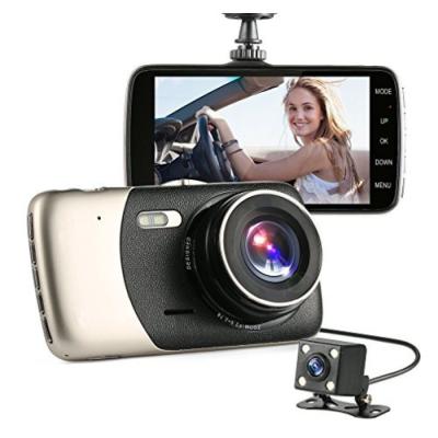 China Dual Screen FHD 1080P Screen Car Camera Vehicle Dash DVR Dash DVR VCR Camcorder Cam 4