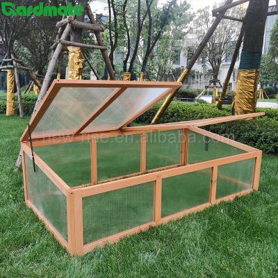 China Large Size Wooden Garden Greenhouse Layers Frame Grow House for sale