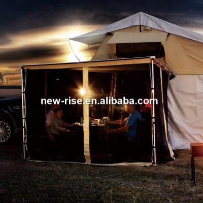 China Aluminum Car Vehicle Side Tent With Mosquito Mesh for sale