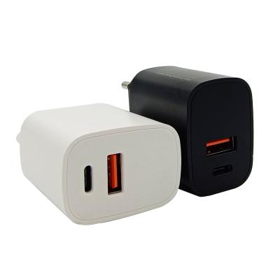 China Original EU Plug 5V3A 9V2.2A 12V1.66A R-U European Standard Dual USB Fast Charging Charger WC0002 for sale