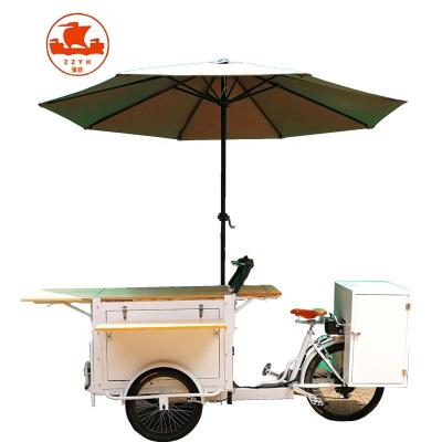 China Mobile Vegetable Processing Factory Street Tricycle Food Delivery Cart Bike for sale