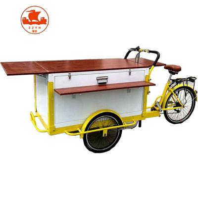 China Mobile Vegetable Processing Factory Street Tricycle Food Delivery Cart Bike for sale