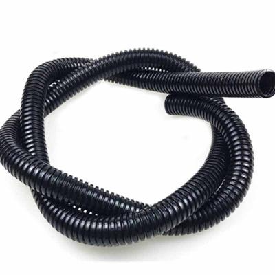 China PA6 PE nylon AD10 black plastic AD15.8 AD25 AD13 1 inch conduit cable corrugated protection sleeve for sale