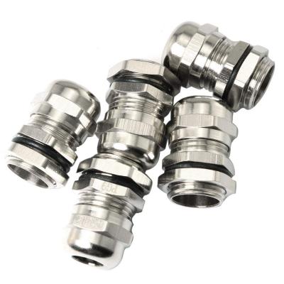 China Metal G1/4-G2 IP68 G1/2 Waterproof Nickel Plated Brass Cable Gland for sale