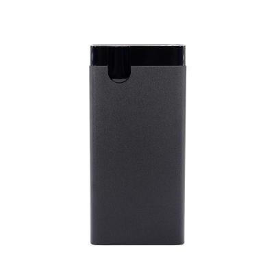 China Fast Charging Support 20000 Mah Large Capacity Screen Display Integrated Cable Black Power Bank for sale