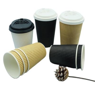 China High Quality Disposable Coffee Paper Cup Machine Disposable Printing Corrugated Lids for sale