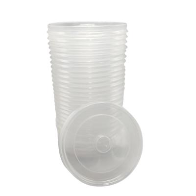 China Non Spill 2020 Hot Sale Good Quality Bowl Lids PP Disposable Stackable Lids for sale