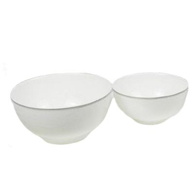 China Portable Lightweight Set Fabric Ceramic Decorative Asian Dinner Serving Bowls With Food Warmer for sale