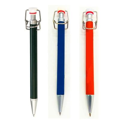 China Swing Top Design Ballpoint Pen Gift With Personalized Logo Swing Top Promotion To Beer Matching Products For Sale for sale