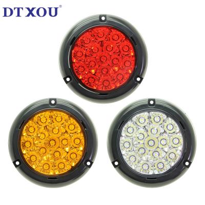 China 4 Inch Round LED Trailer truck signal light Waterproof LED Truck Trailer Tricycle Stop Turn Tail Light for sale