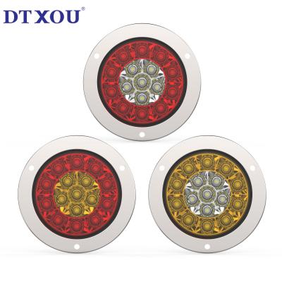 China Dual color 4-inch 24VLED truck taillights for sale