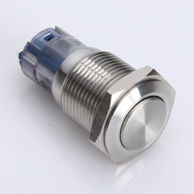 China 1NO1NC Best Quality ONPOW(CE,ROHS) LAS2GQ 16mm Metal 1NO1NC Momentary Push Button Switch for sale