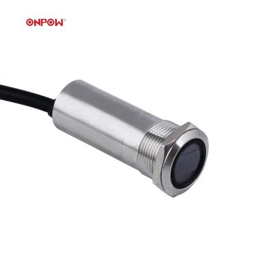 China New products 1NO in 2021! ONPOW92 touchless switch 19mm metal sensor touchless push button switch for sale