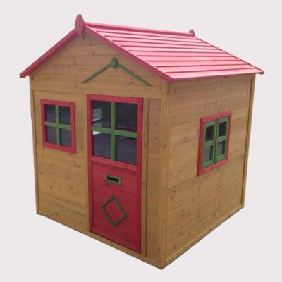 China Easily Assembled Classic Outdoor Wooden Kids Cubby Room for sale