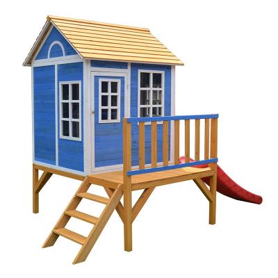 China Easily Assembled Outdoor Wooden Kids Cubby Room for sale