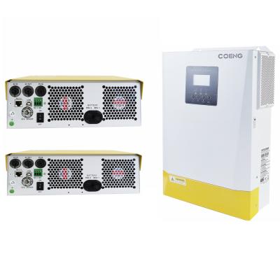 China 500VDC Single Phase Hybrid Inverter 60A AC Charge Current for sale