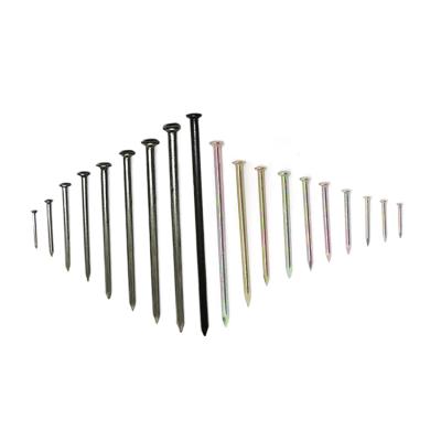 China Quality Guaranteed Ground Steel Wire Flat Nails Unique Galvanized Steel Concrete Nails for sale