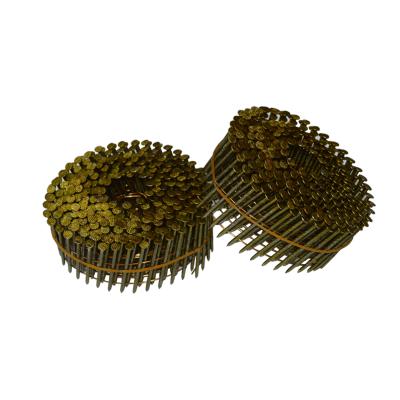 China Professional wholesale cheap suppliers steel coiled nails manufacture flat for sale