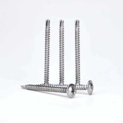 China High Quality Stainless Steel Self Drilling Flat Screws For Architectural Metal Roofing for sale