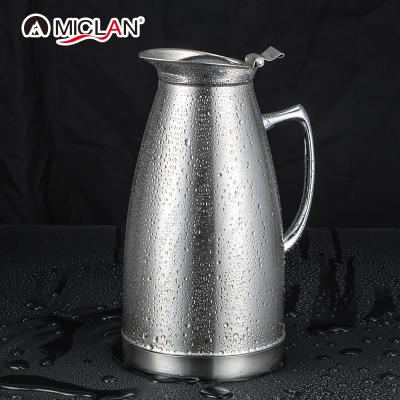 China Double Wall Stainless Steel Vacuum Water Jug Sustainable Thermos Insulated Coffee Tea Flasks for sale