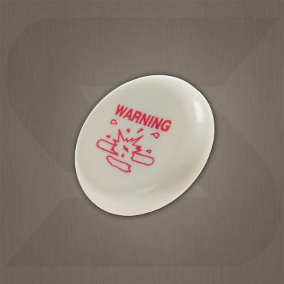 China RF 8.2 MHz Ink Security Tag EAS Clothing Alarm Tag 42mm*28mm 11KG for sale