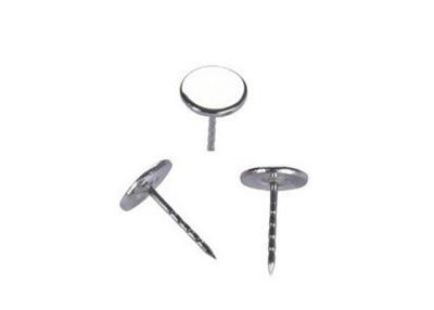 China Grooved garment EAS Accessories Resuable Tag Pin with round stainless steel head for sale