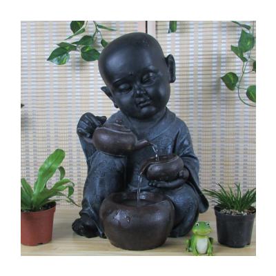 China Plastic Garden/Office Water Fountain Children/New Decoration Polyresin Water Feature Indoor Outdoor Original Outdoor Decor for sale