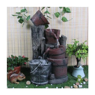 China Wholesale Indoor Garden Wall Wrought Iron Table Water Fountains Decor Home/Office/Indoor Decoration Indoor Outdoor Plant for sale