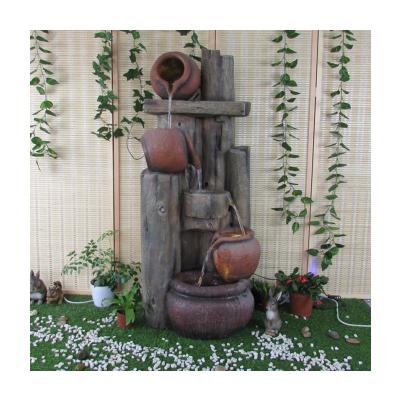 China Indoor outdoor decoration garden/office/plant direct figurines marble artificial tabletop fountain for sale