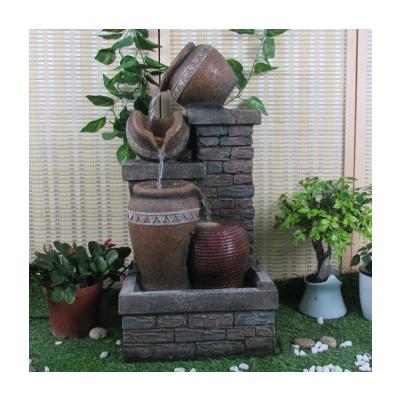 China Indoor Outdoor Decoration China Garden/Office/Factory Custom Design Indoor Resin Tabletop Water Fountain for sale