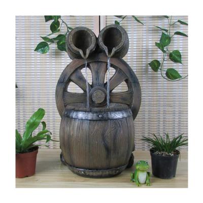 China Sculpture Polyresin Resin Decor Hot Water Fountain For Sale Garden/Office/Outdoor Indoor Outdoor Decoration for sale