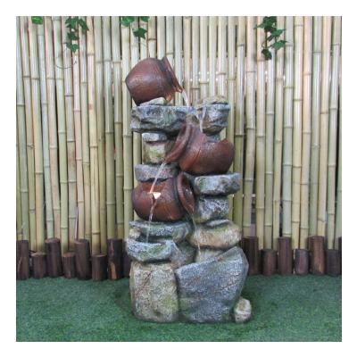 China 2022 Garden/office floor decoration artificial water fountain/rock garden indoor outdoor ceramic waterfall from outdoor decoration factory wholesale price for sale