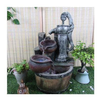 China Garden/Office/Indoor Outdoor Decoration In Home Pet Table Water Fountain Waterfalls Decoration Water Fountain Feng Indoor Tabletop Drinking Shui for sale