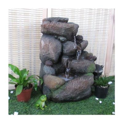 China Factory made artificial rock garden/office/indoor outdoor decoration cascading outdoor water fountain for sale for sale